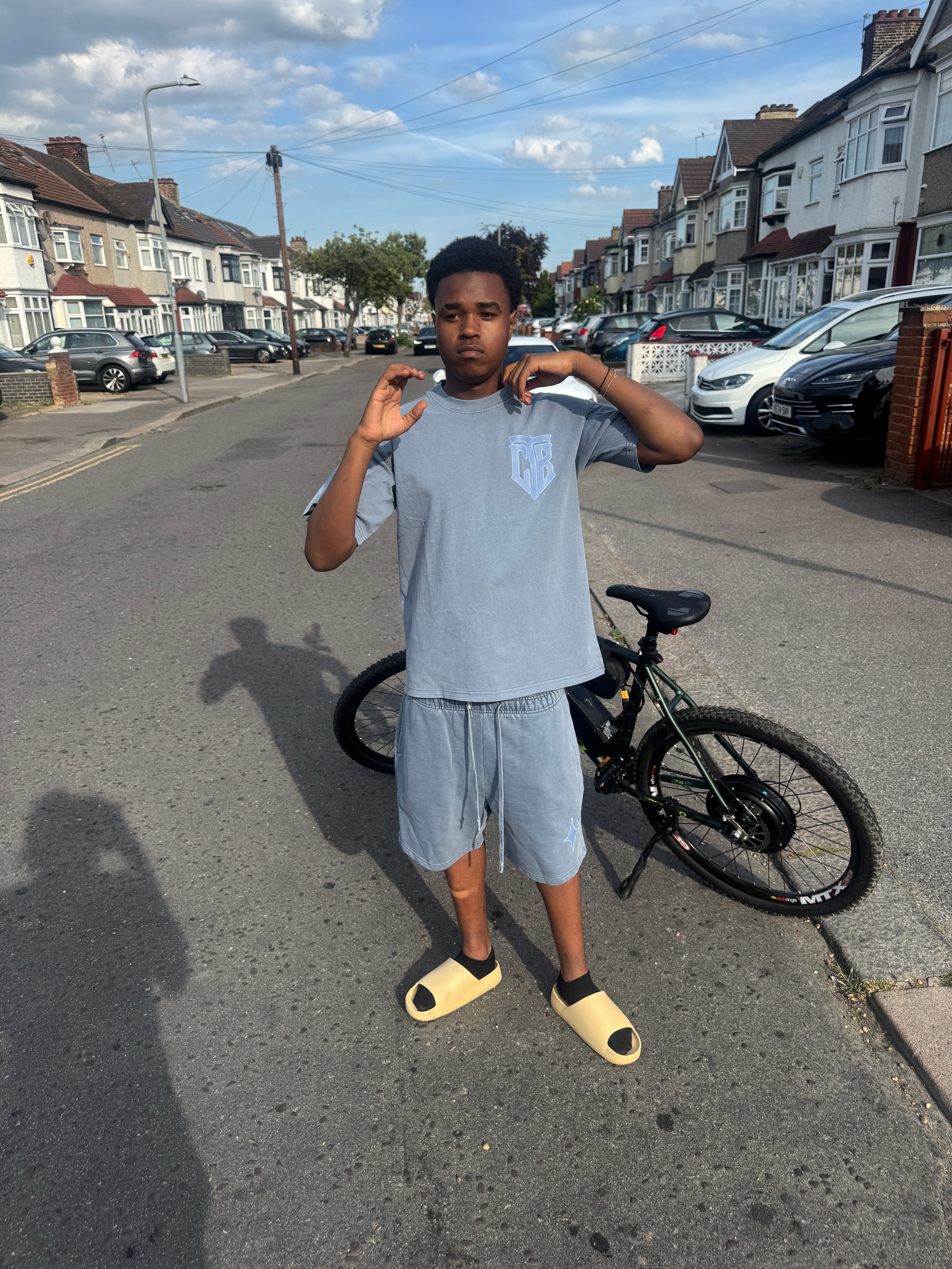 BLUE CHEESE - SHORTS AND TEE SET