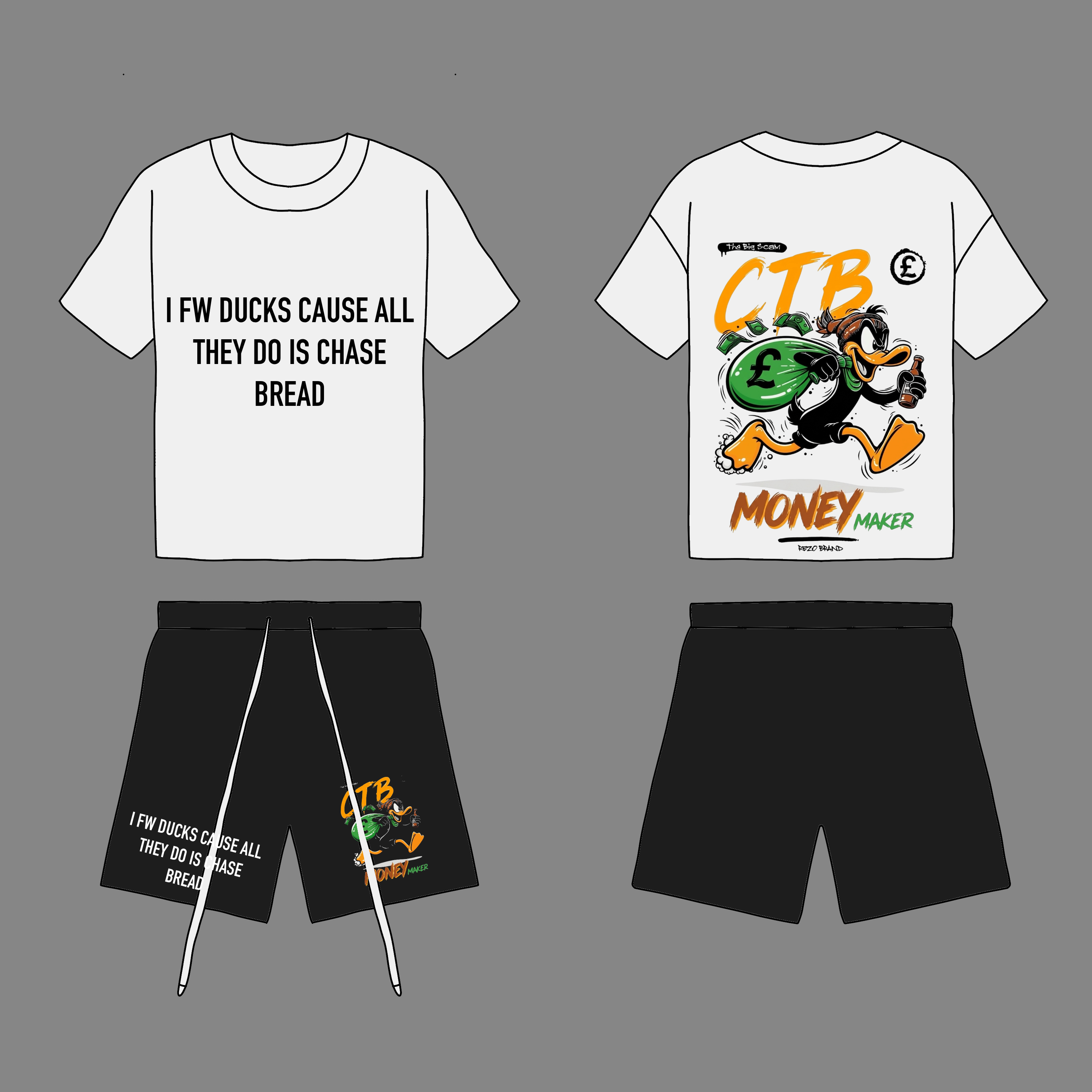 Fw Ducks - Shorts and T-shirt set