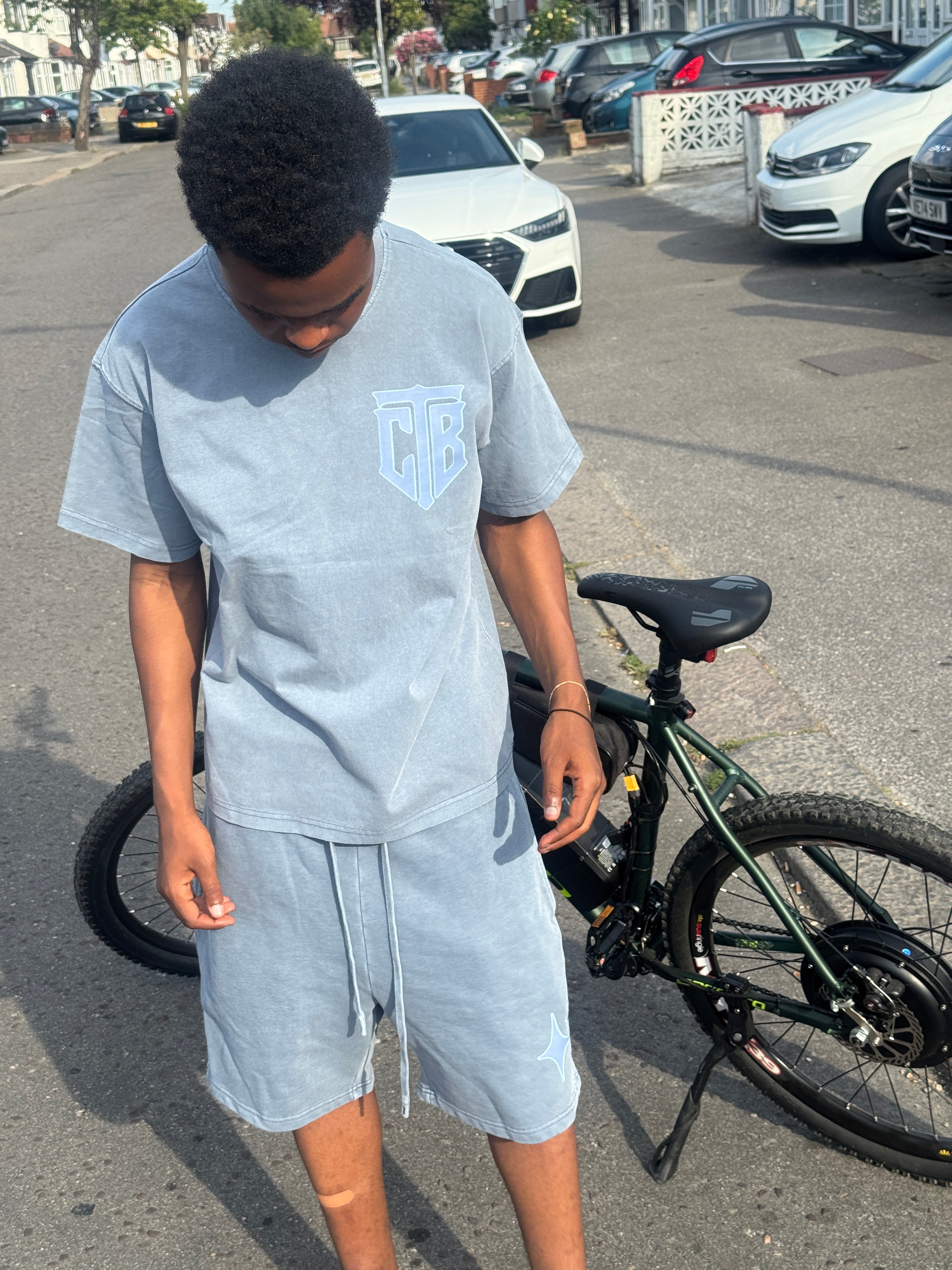 BLUE CHEESE - SHORTS AND TEE SET