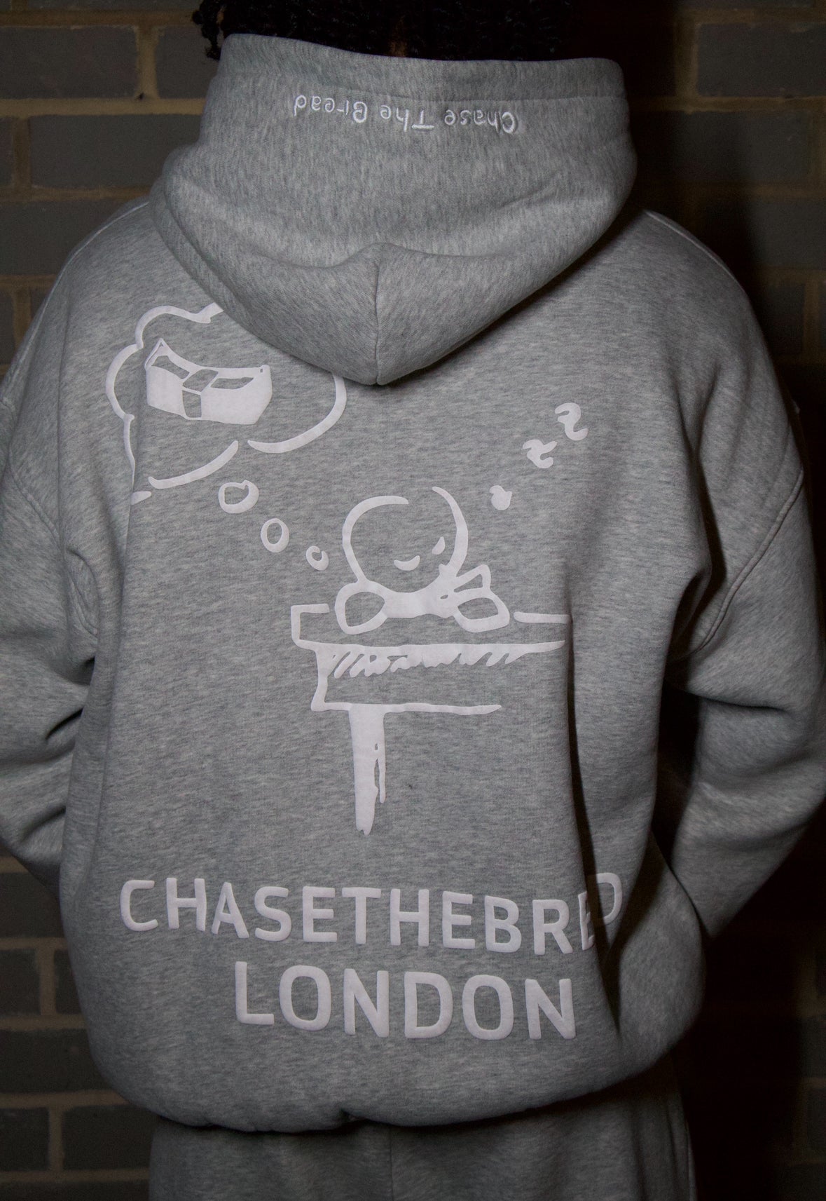 Oversized dreaming Hustler Tracksuit (Grey) V2