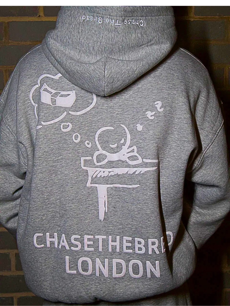 Oversized dreaming Hustler Tracksuit (Grey) V2